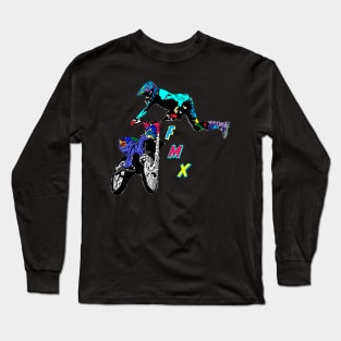 Motocross Racing T-Shirt Enduro T Shirt Supercross Brap FMX Long Sleeve T-Shirt